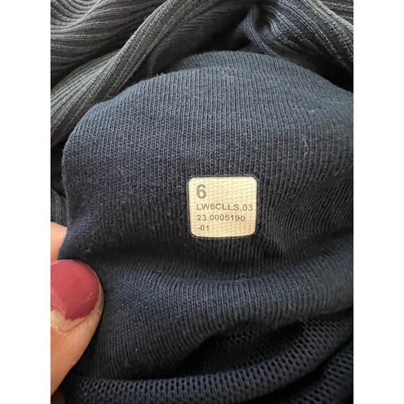 Lululemon Ribbed Softstreme Knit Wide-Leg Cropped Pants With Adjustable Waist & - Picture 10 of 12